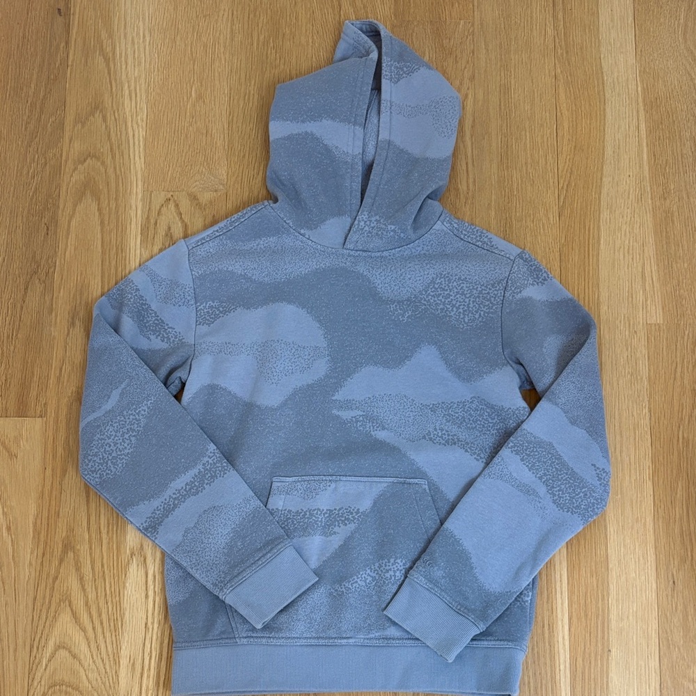 Kids DSG Light Blue Camouflage Hoodie - Size L